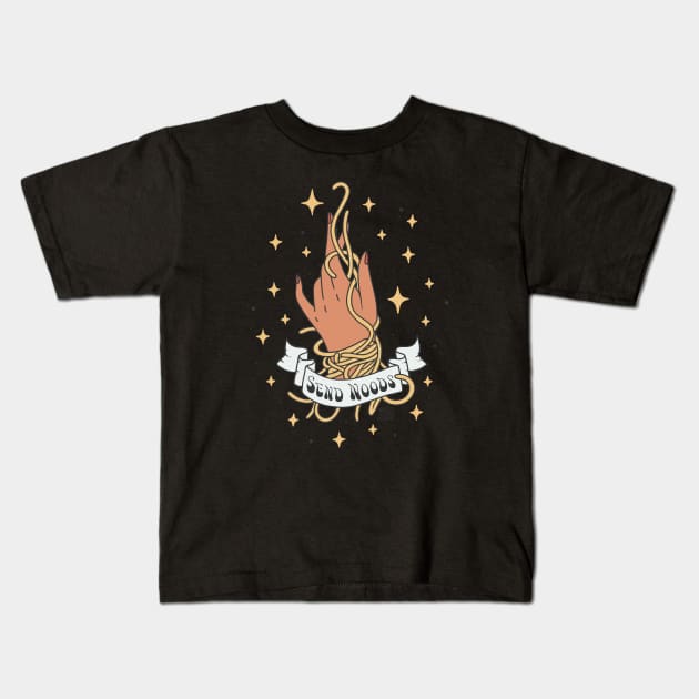 Send noods Kids T-Shirt by artsyalison